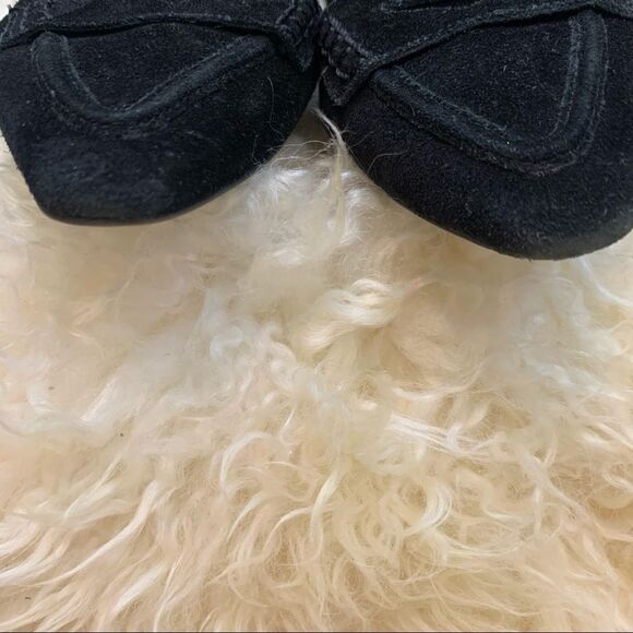 Talbots Black Suede Pointed Toe Loafer - Picture 6 of 6